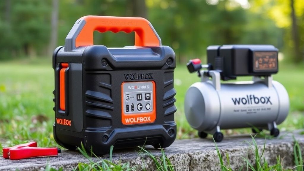 Wolfbox三合一应急神器限时特惠：搭电宝+充气泵+充电宝仅40美元