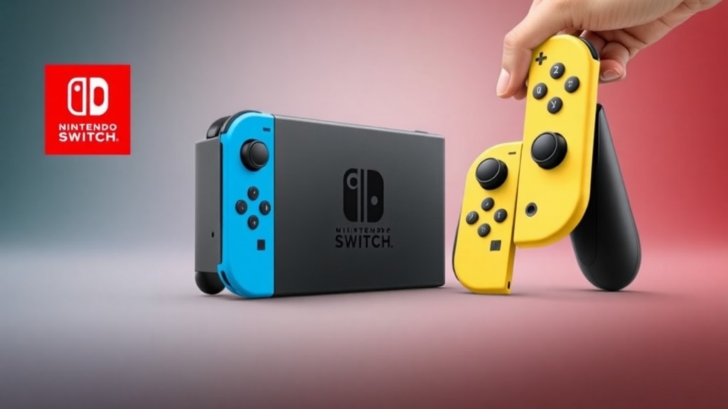 老任这波配色杀疯了！Switch 2新款Joy-Con 2蓝黄撞色开启预购，斯普拉遁玩家DNA动了